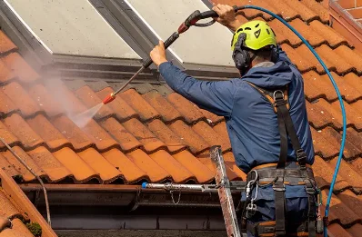 Démoussage et hydrofuge de toiture à Andornay